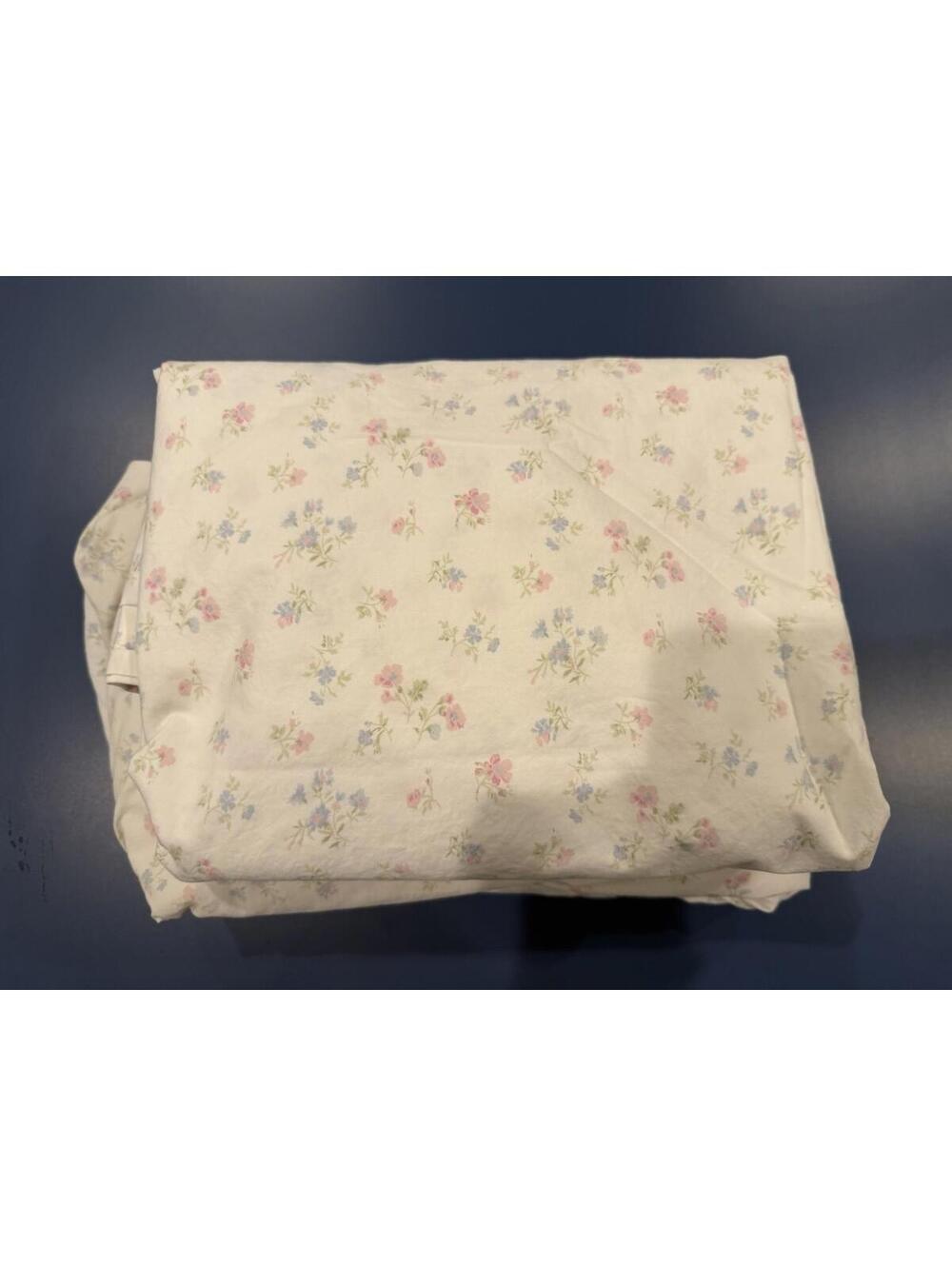 Rachel Ashwell Simply Shabby Chic Cotton candy floral  FLAT/Fitted Queen Pre Own